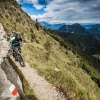 Trawers do przełęczy Bocca Saval szlakiem 413